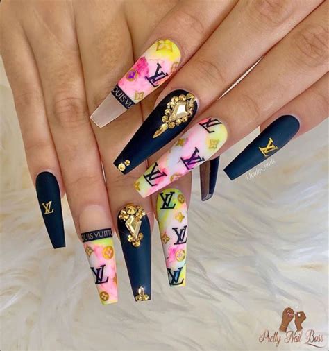 lv garth nails|Acrylic Nails .